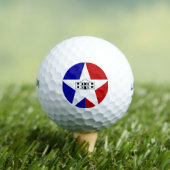 Flagge von San Antonio, Texas Golf Balls Golfball (Insitu T-Shirt)