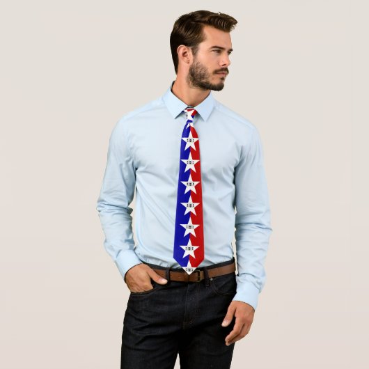 Flagge von San Antonio, Texas Neck Tie Krawatte (Beispiel)