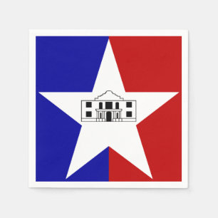 Flagge von San Antonio, Texas Serviette