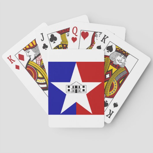 Flagge von San Antonio, Texas Spielkarten (Rückseite)