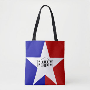 Flagge von San Antonio, Texas Tote Tag Tasche