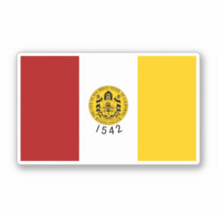 Flagge von San Diego, Kalifornien Aufkleber
