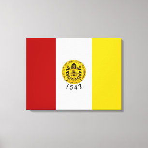 Flagge von San Diego (Kalifornien) Leinwanddruck