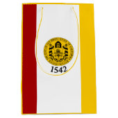 Flagge von San Diego, Kalifornien Mittlere Geschenktüte (Vorderseite)
