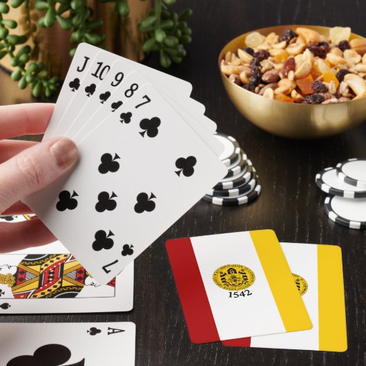 Flagge von San Diego, Kalifornien Spielkarten (In Situ)