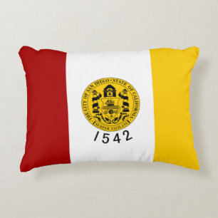 Flagge von San Diego, Kalifornien Zierkissen