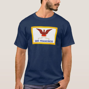 Flagge von San Francisco, CA T-Shirt