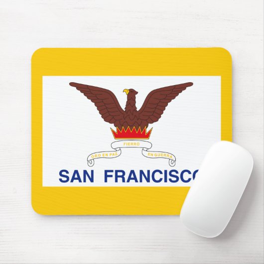 Flagge von San Francisco, California Mouse Pad Mousepad (Mit Mouse)