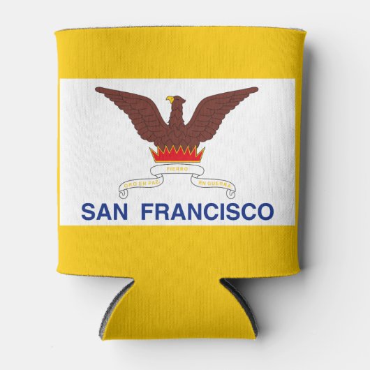 Flagge von San Francisco, Kalifornien Can Cooler Dosenkühler (Vorderseite)