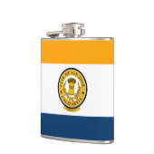 Flagge von San Jose, Kalifornien Flachmann (Links)