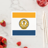 Flagge von San Jose, Kalifornien Napkins Serviette (Beispiel)