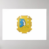Flagge von San Luis Potosi Poster (Vorne)