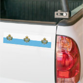 Flagge von San Marino Autoaufkleber (Auf Lkw)