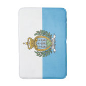 Flagge von San Marino Badematte (Vorderseite Vertikal)