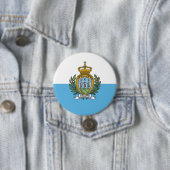 Flagge von San Marino Button (Beispiel)
