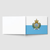 Flagge von San Marino Gästebuch (Voll)