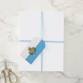 Flagge von San Marino Geschenkanhänger (Mit Garn)
