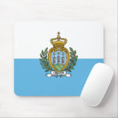 Flagge von San Marino Mousepad (Mit Mouse)