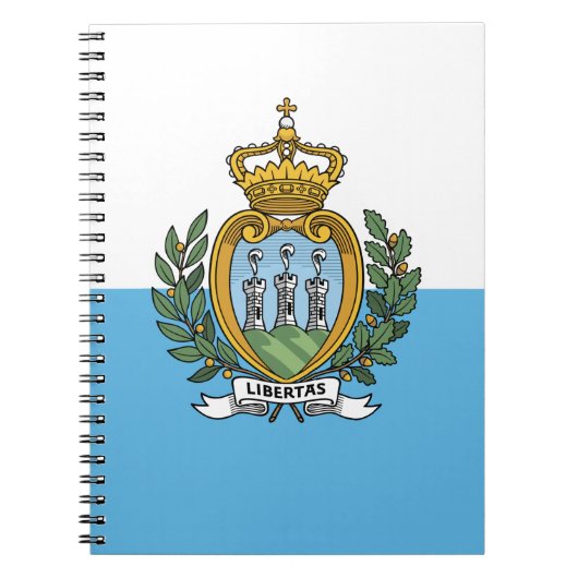 Flagge von San Marino Notizblock (Vorderseite)