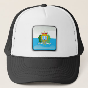 Flagge von San Marino Truckerkappe