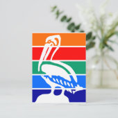 Flagge von Sankt Petersburg, Florida Postkarte (Stehend Vorderseite)