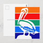 Flagge von Sankt Petersburg, Florida Postkarte (Vorne/Hinten)