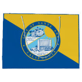 Flagge von Santa Ana, Kalifornien Große Geschenktüte (Rückseite)