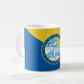 Flagge von Santa Ana, Kalifornien Kaffeetasse (Vorderseite Links)