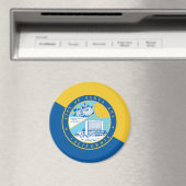 Flagge von Santa Ana, Kalifornien Magnet (In Situ (Geschirrspüler))