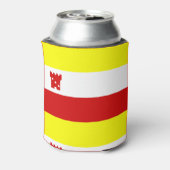 Flagge von Santa Barbara, Kalifornien, Can Cooler Dosenkühler (Kanne Rückseite)