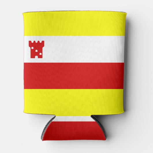 Flagge von Santa Barbara, Kalifornien, Can Cooler Dosenkühler (Vorderseite)