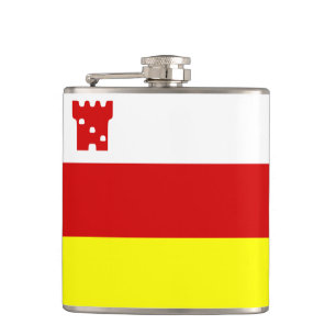 Flagge von Santa Barbara, Kalifornien Flask Flachmann