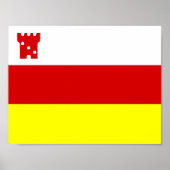 Flagge von Santa Barbara, Kalifornien-Poster Poster (Vorne)