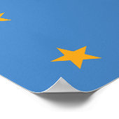 Flagge von Santa Clara (US-Landkreis, Kalifornien) Poster (Ecke)