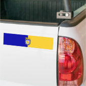 Flagge von Santiago (Chile) Autoaufkleber (Auf Lkw)