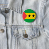 Flagge von São Tomé und Principe Button (Beispiel)