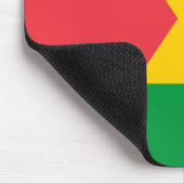 Flagge von São Tomé und Principe Mousepad (Ecke)