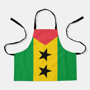 Flagge von São Tomé und Príncipe Schürze