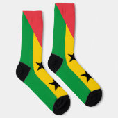 Flagge von São Tomé und Príncipe Socken (Rechts)