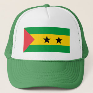 Flagge von São Tomé und Príncipe Truckerkappe