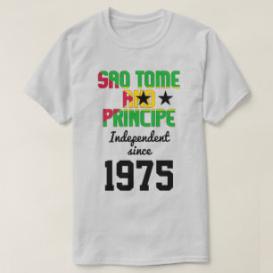 Flagge von São Tomé und Príncipe Unabhängigkeit T-Shirt