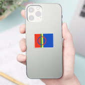 Flagge von Sápmi Aufkleber (Telefon)