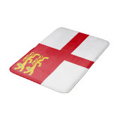 Flagge von Sark Badematte (Schrägansicht)