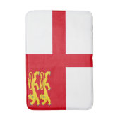 Flagge von Sark Badematte (Vorderseite Vertikal)