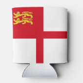 Flagge von Sark Dosenkühler (Rückseite)