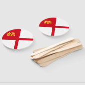 Flagge von Sark Fächer (Non-assembled)