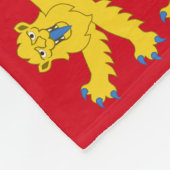 Flagge von Sark Fleecedecke (Ecke)