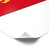 Flagge von Sark Fotodruck (Ecke)