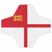 Flagge von Sark Fußball (Flach)