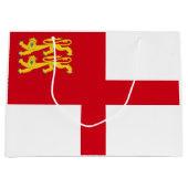 Flagge von Sark Große Geschenktüte (Vorderseite)